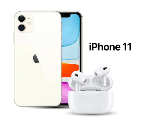 Celular Reacondicionado iPhone 11 + AirPods Pro 2da Generación AAA