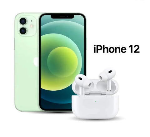 Celular Reacondicionado iPhone 12 + AirPods Pro 2da Generación AAA