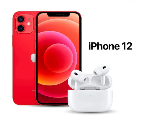 Celular Reacondicionado iPhone 12 + AirPods Pro 2da Generación AAA