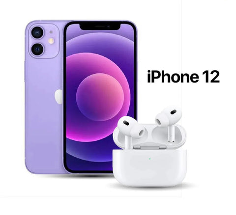 Celular Reacondicionado iPhone 12 + AirPods Pro 2da Generación AAA