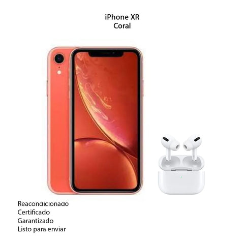 Celular Reacondicionado iPhone xr + AirPods Pro 2da Generación AAA