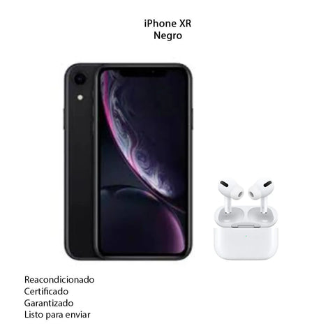 Celular Reacondicionado iPhone xr + AirPods Pro 2da Generación AAA